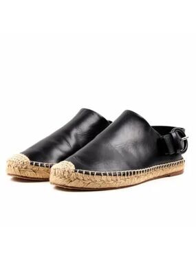 Celine Paris Leather Espadrilles